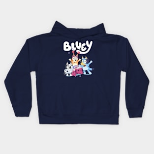 Bluey Horsey Ride Kids Hoodie